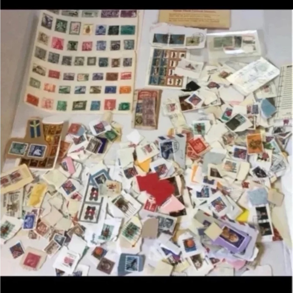 Huge stamp collection some new and some used. The age of the stamps